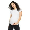 thumbnail image 3 of Paisley Sky Maternity Short Sleeve Crew Neck Tee, 3 of 4