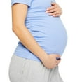 thumbnail image 4 of Paisley Sky Maternity Short Sleeve Crew Neck Tee, 4 of 6