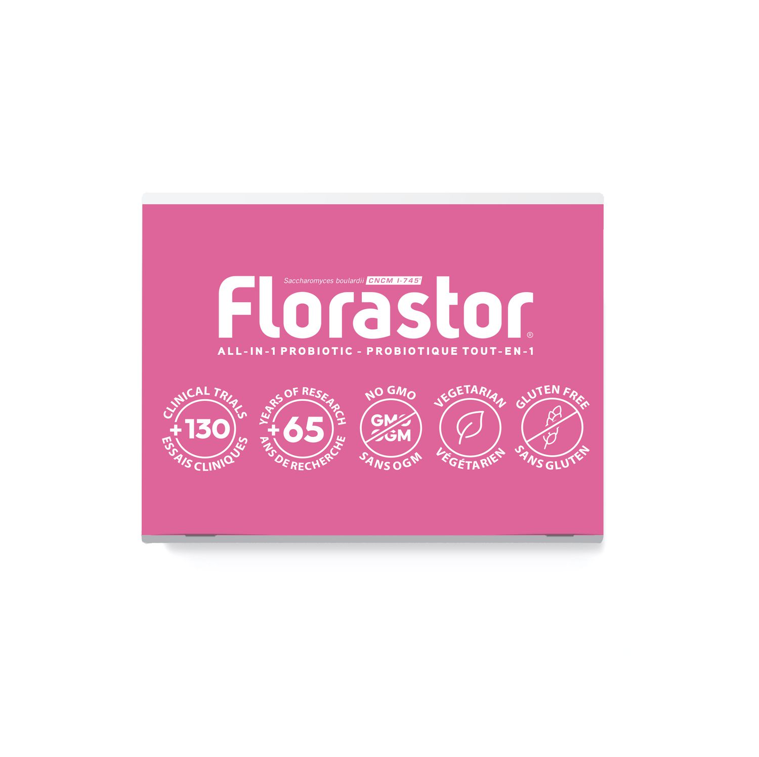 thumbnail image 3 of Florastor Kids Probiotic for Digestive Health, Fruit Punch Flavor Powder Sachets, 30 Count, 3 Months+, 3 of 7