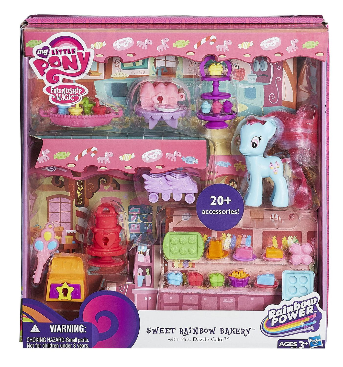 My Little Pony Sweet Rainbow Bakery Playset with Mrs. Dazzle Cake