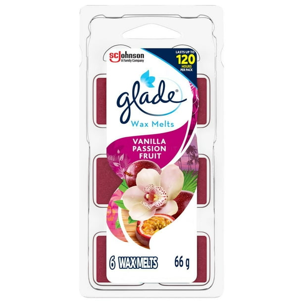 Glade® Cubes de Cire, Vanille Fruit de la Passion 6 fondre
