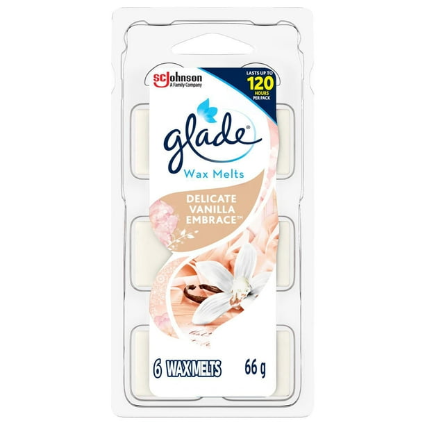 Glade® Cubes de Cire, Fine Caresse de Vanille 6 fondre