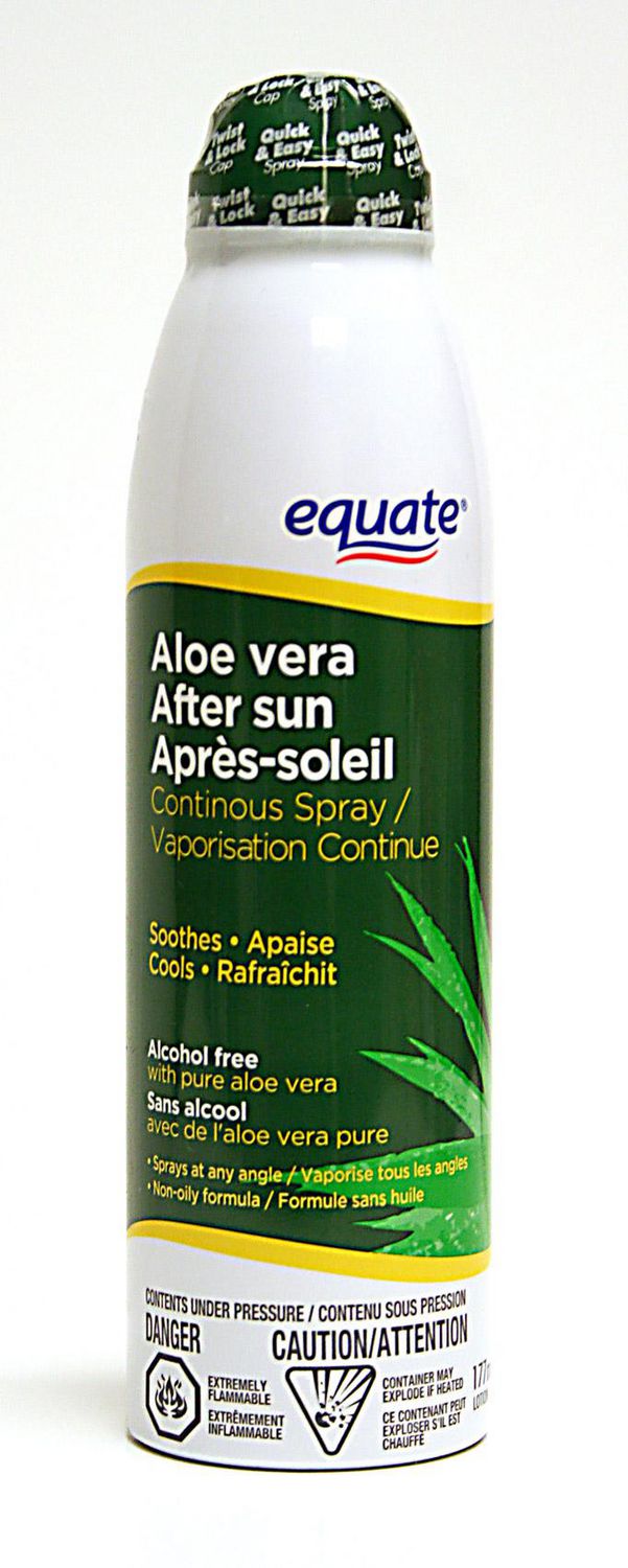 Equate Aloe Vera After Sun Continuous Spray Walmart Canada 2943