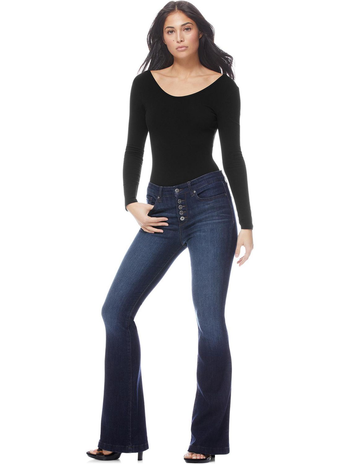 Sofia Jeans By Sofia Vergara Melisa Flare Pants Black Size 6 - $17 - From  Shelby