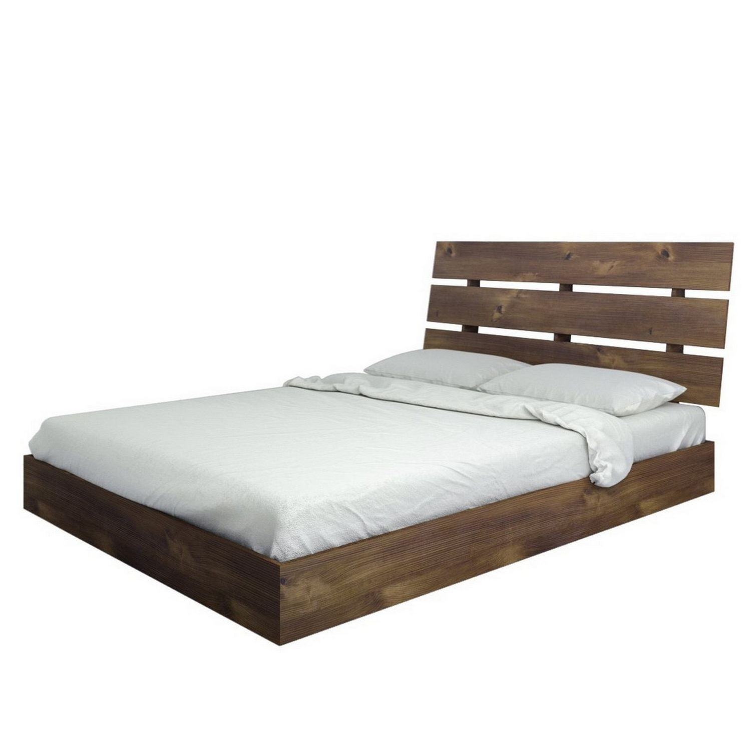 Nexera Nocce Queen Size Truffle Slat Headboard And Platform Bed Nexera Nocce Queen Size Truffle Slat Headboard And Platform Bed Canada