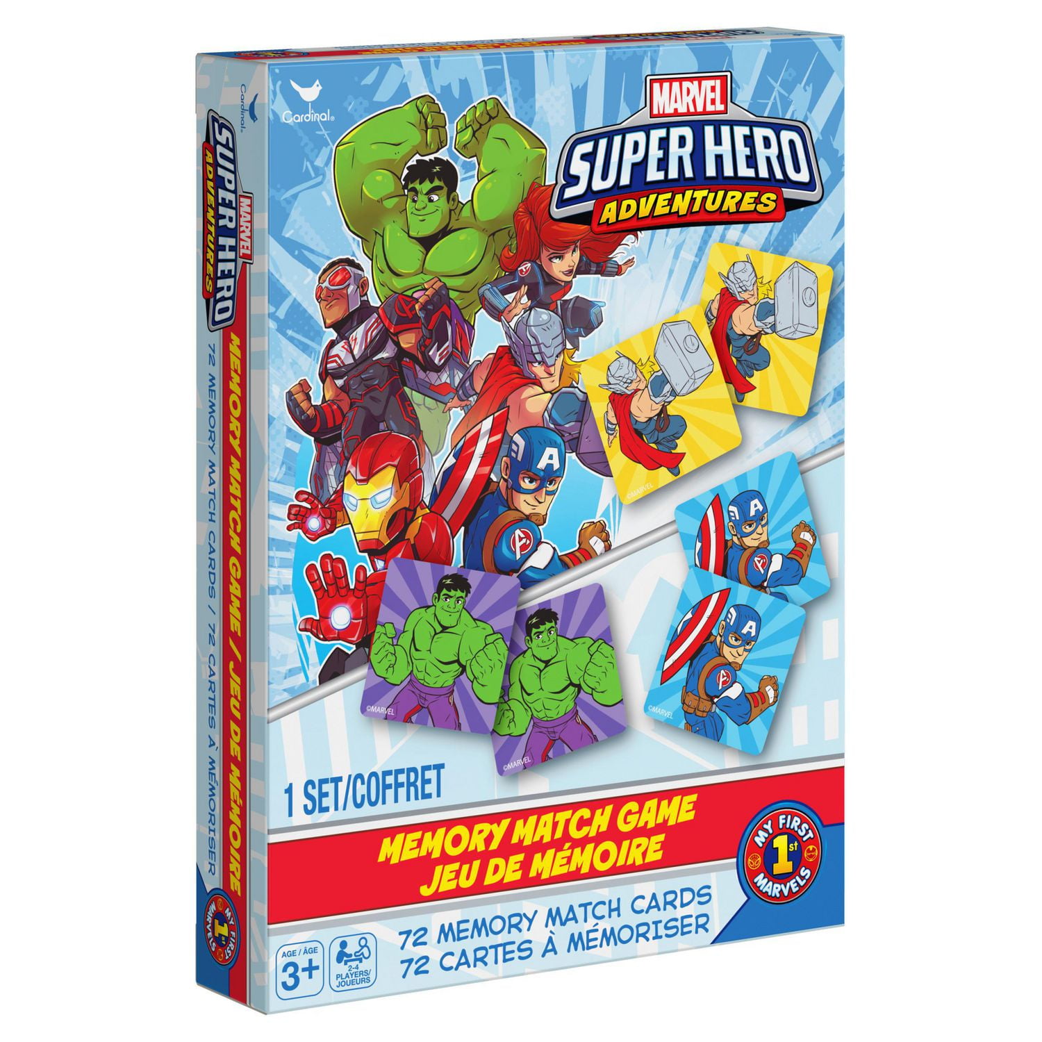 Marvel Super Hero Adventures Memory Match Game, for families and kids Ages  3 and up - Walmart.ca