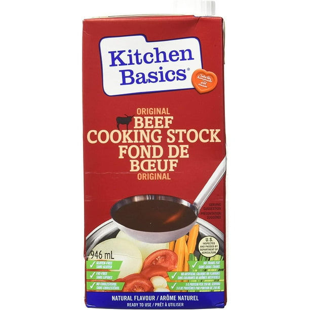 Kitchen Basics Beef Cooking Stock, 946ml, Rich, Hearty Taste - Walmart.ca