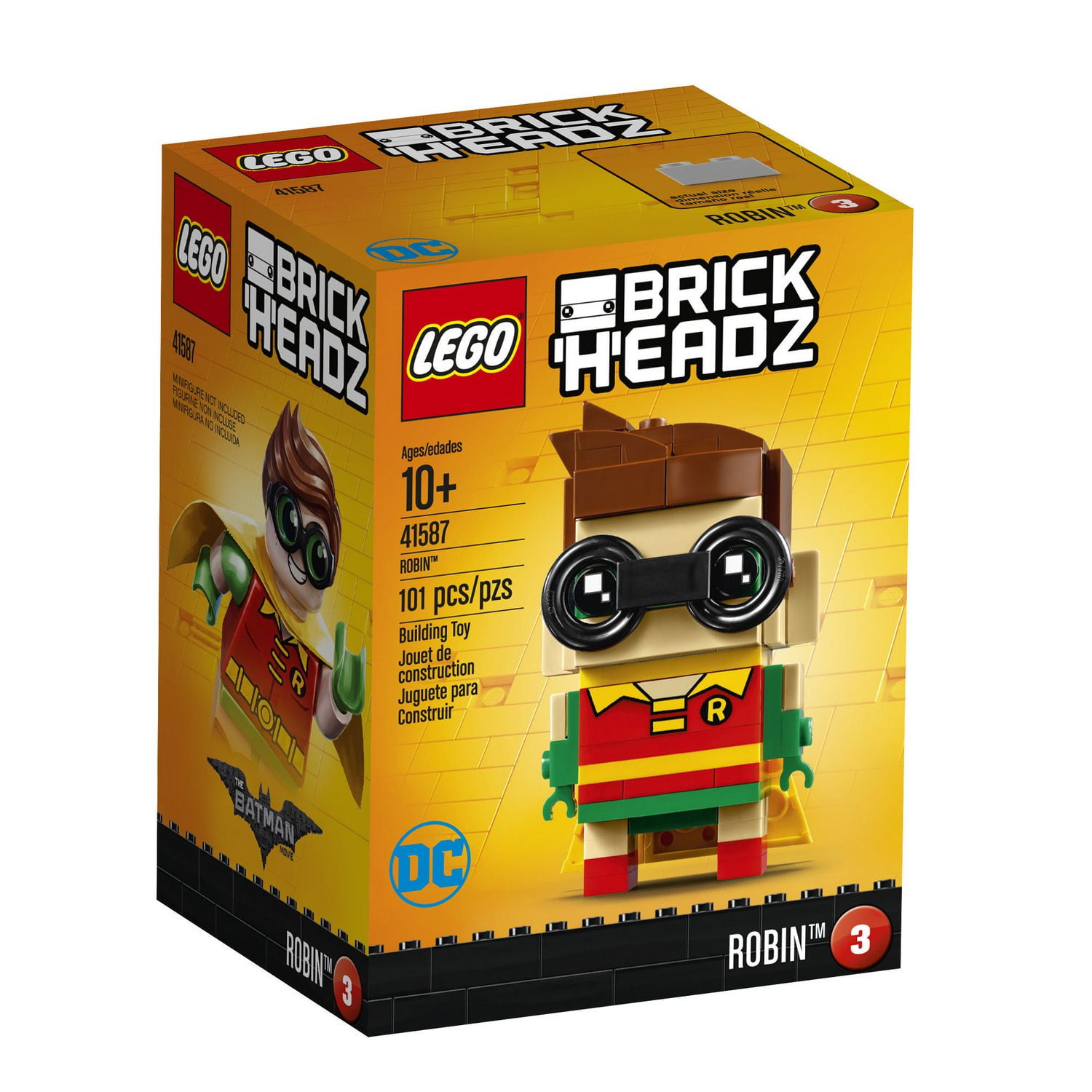 LEGO Brickheadz Robin 41587 Walmart