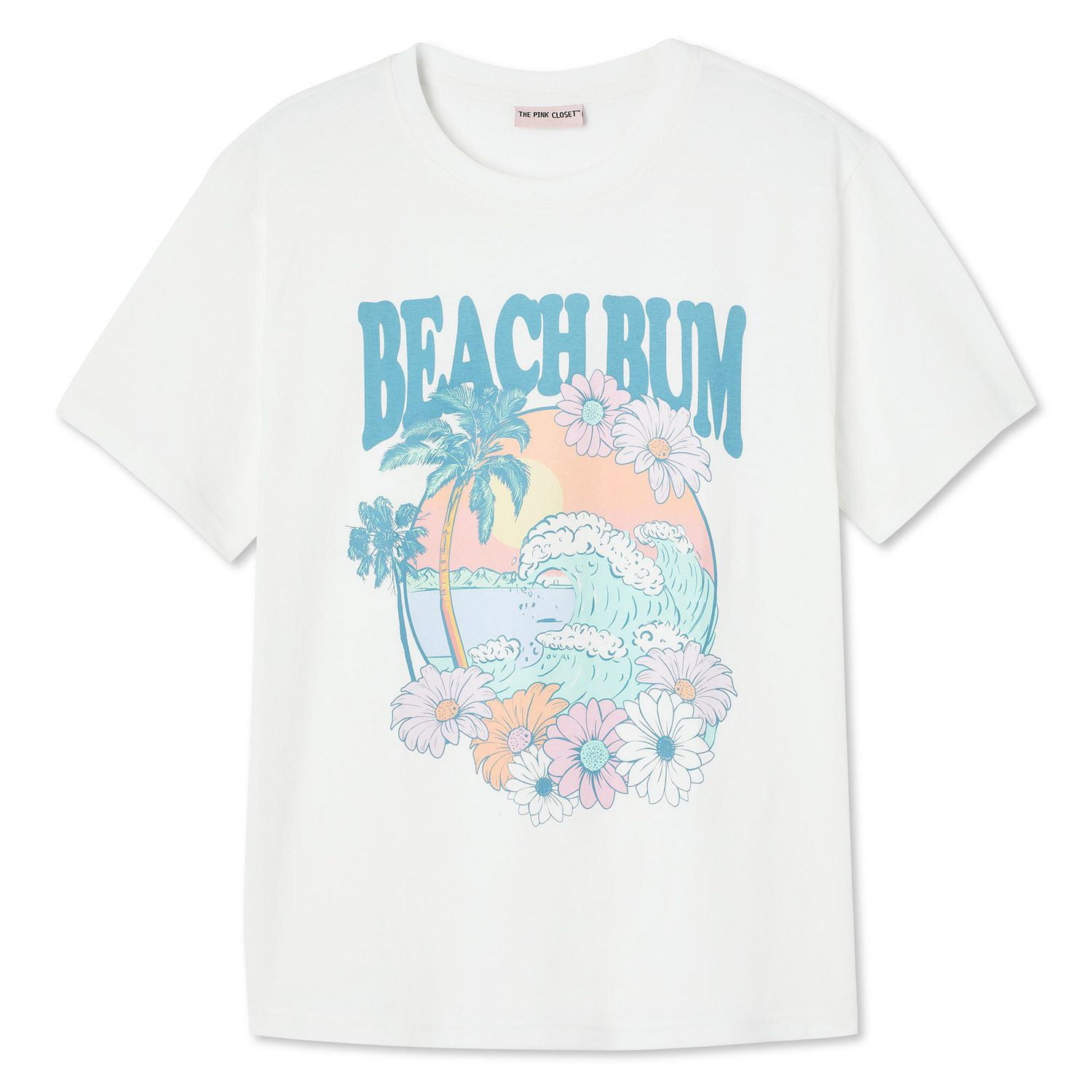 T-shirt à imprimé graphique The Pink Closet pour femmes