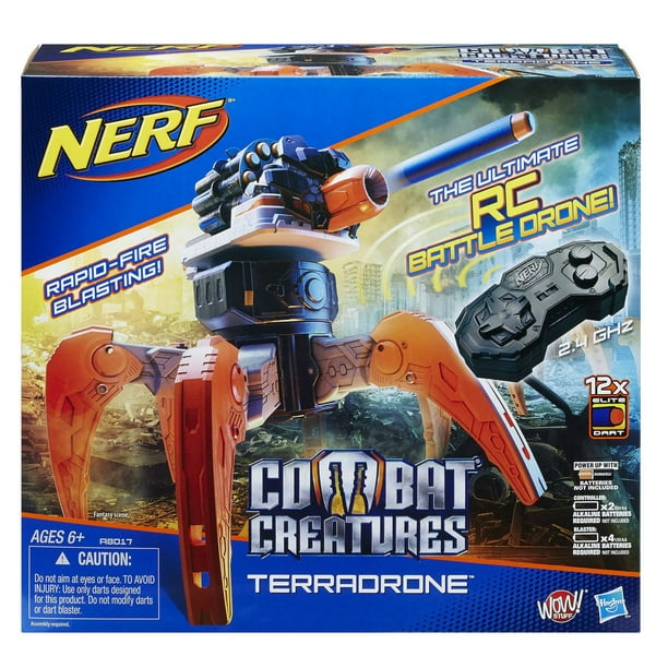 Nerf N-STRIKE Elite Combat Creatures Terradrone Dart Shooter