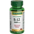 thumbnail image 1 of NATURE'S BOUNTY Vitamin B-12, Ultra Strength 5000 mcg, Helps Energy Metabolism, Helps Form Red Blood Cells, Aids Immune System, Prevents Vitamin B-12 Deficiency, Cherry-Flavoured Tablets 45.0 count, 1 of 2