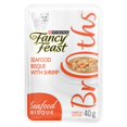 thumbnail image 1 of Fancy Feast Broths Seafood Bisque with Shrimp, Cat Food Complement 40 g, 1 of 8
