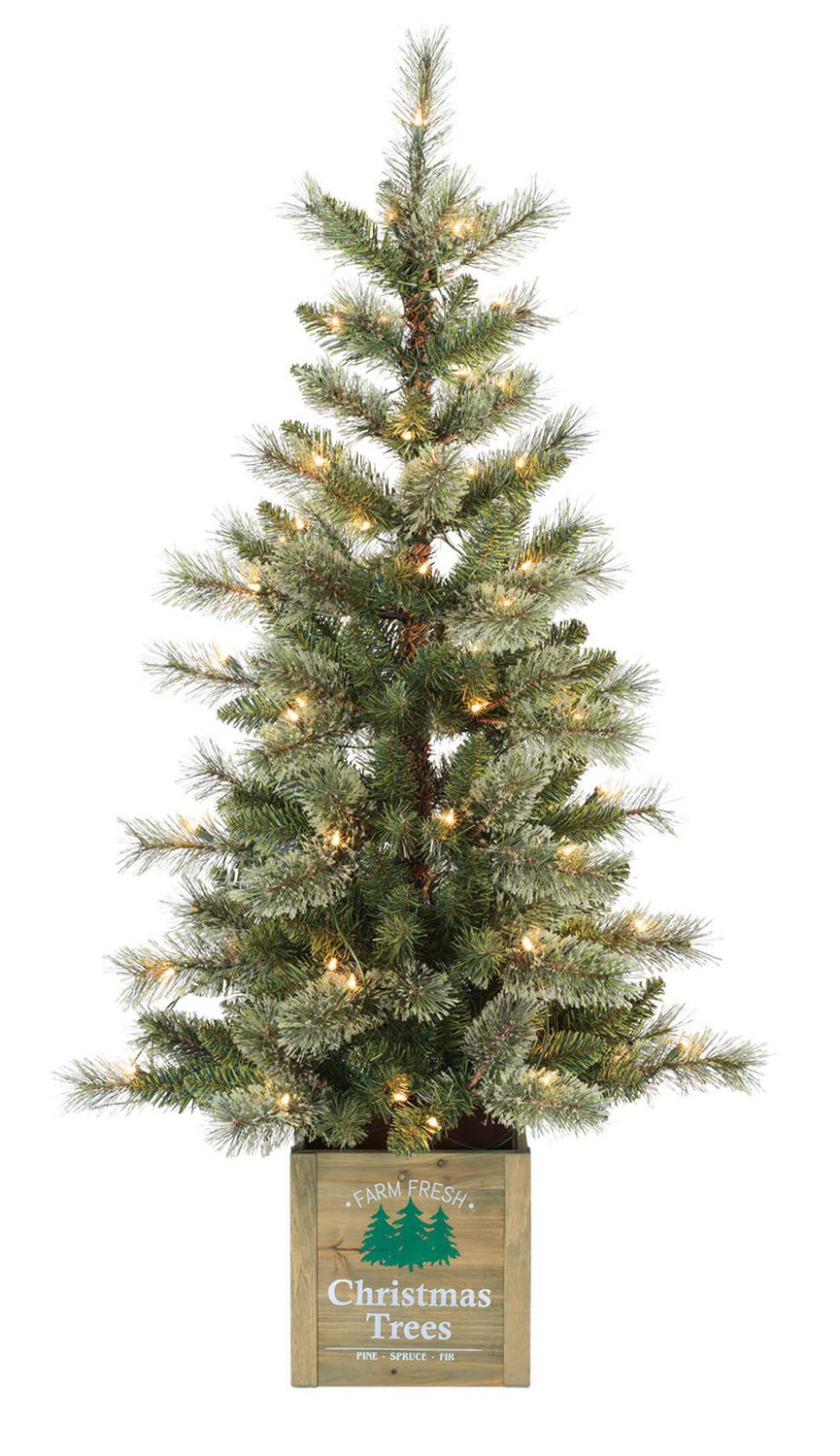 Holiday Time 4' Pre-Lit Christmas Tree | Walmart Canada