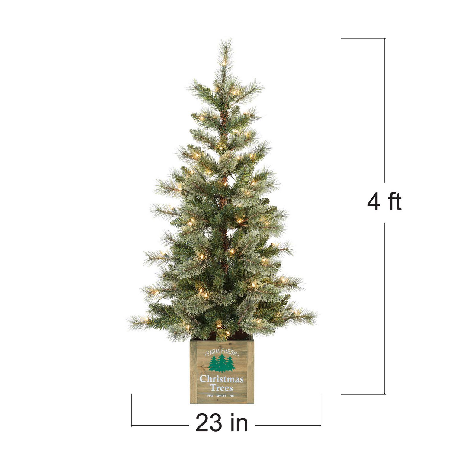 Holiday Time 4' Pre-Lit Christmas Tree | Walmart Canada