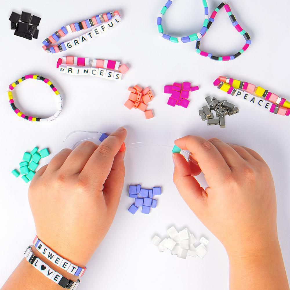 Making Letter Bead Bracelets | Thimble Toys