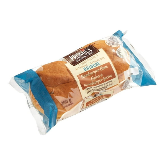 Promise Gluten Free Brioche Hamburger Buns, 4 buns, 260 g total