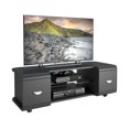 thumbnail image 1 of CorLiving Panorama Black TV Stand with Casters, 1 of 4