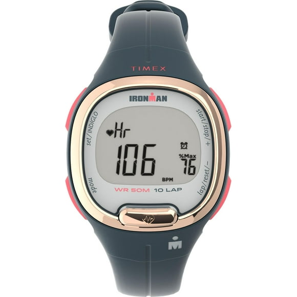 Timex® Ironman® HeartFIT™ Transit+ Resin Strap Activity and Heart Rate Watch