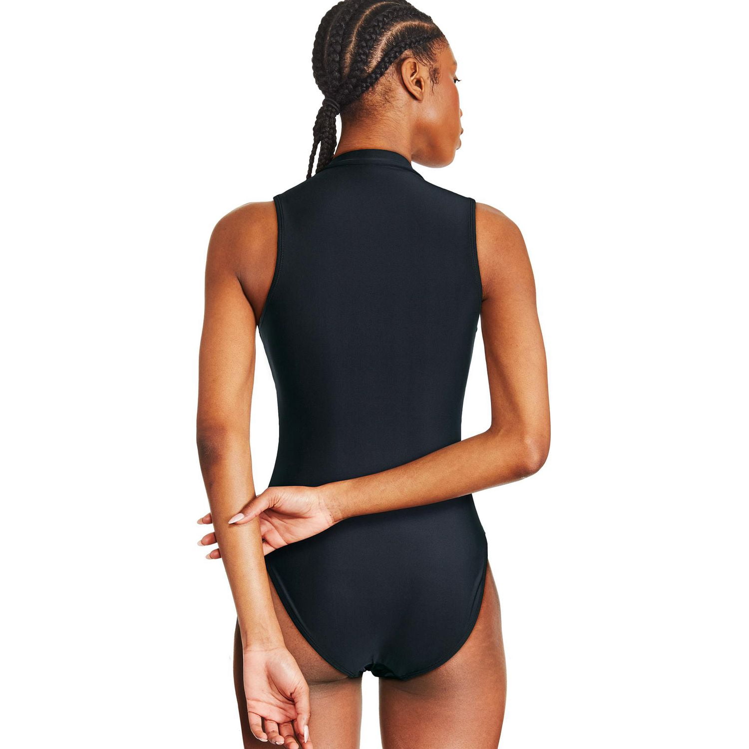 Reebok High Neck Zip Up One Piece