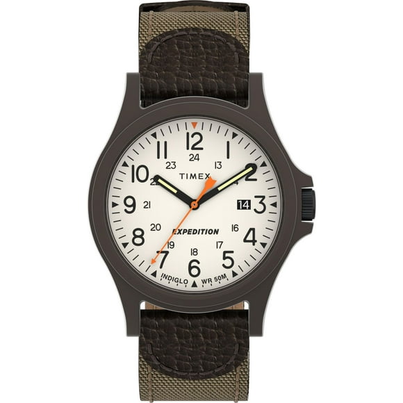 Timex® Expedition® Acadia Leather Strap Watch
