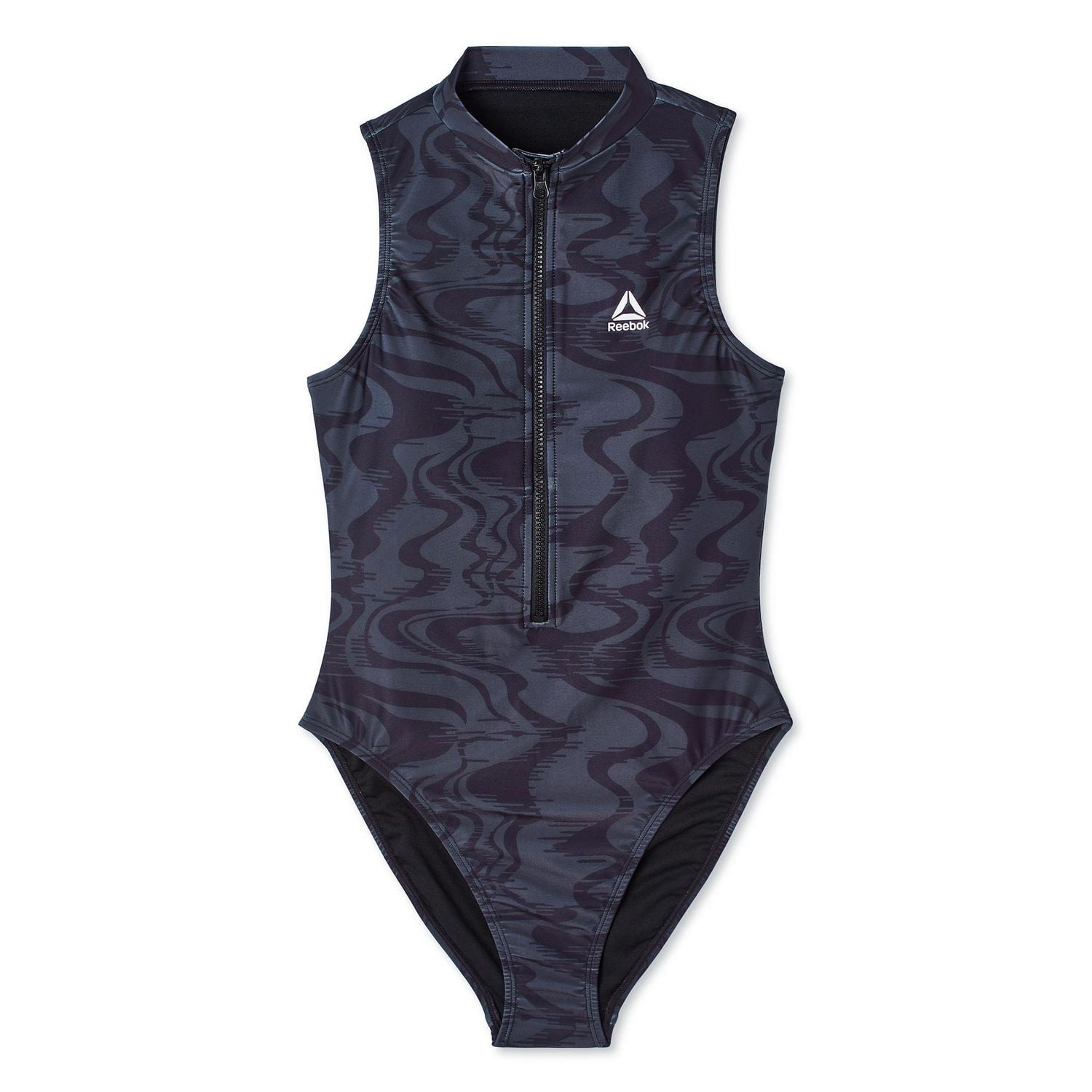 Reebok High Neck Zip Up One Piece