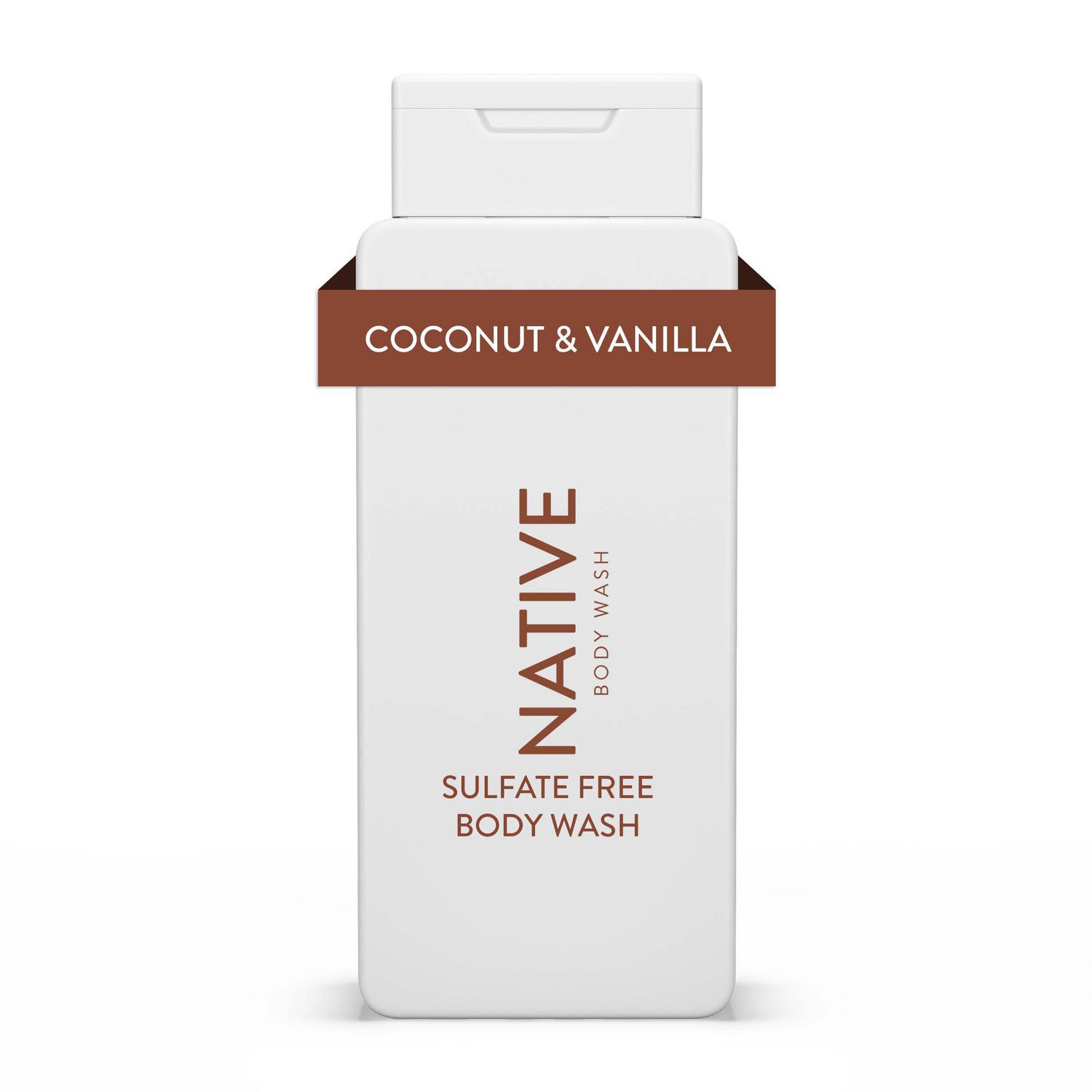 Native Natural Body Wash, Coconut & Vanilla, Sulfate Free, Paraben