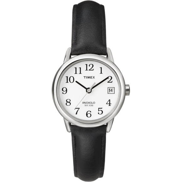 Timex® Easy Reader® Leather Strap Watch