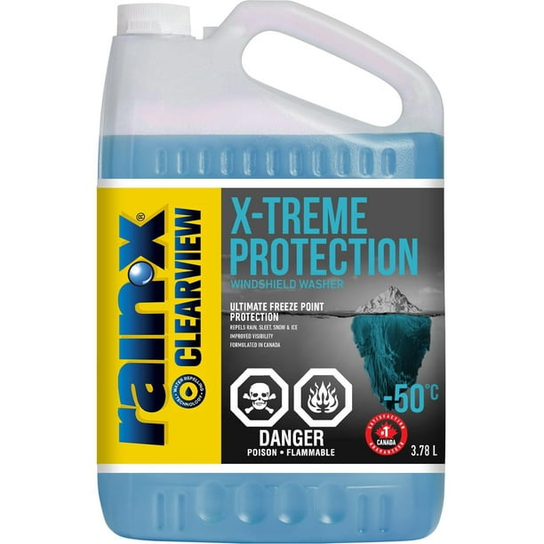 Rain-X Ultra clair – Lave-glace protection x-trême, -50 °C 3,78 L