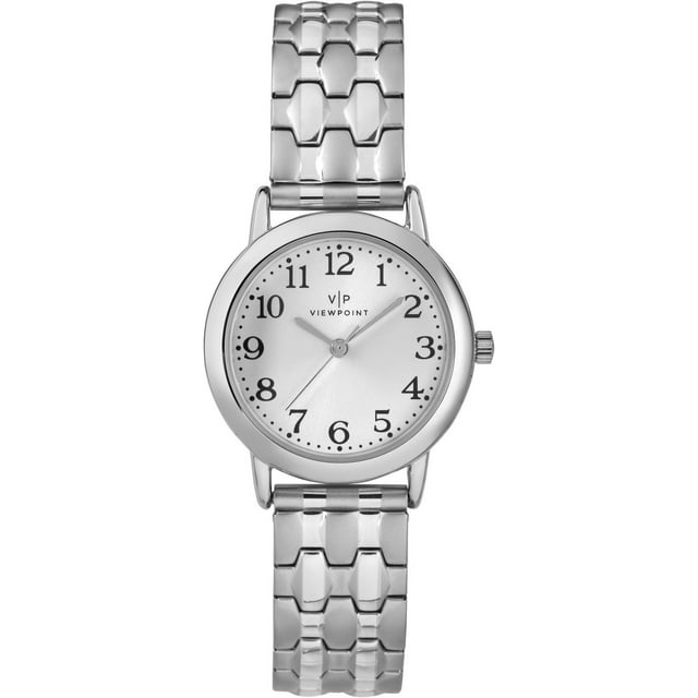 Viewpoint by Timex® Stainless Steel Expansion Band Watch