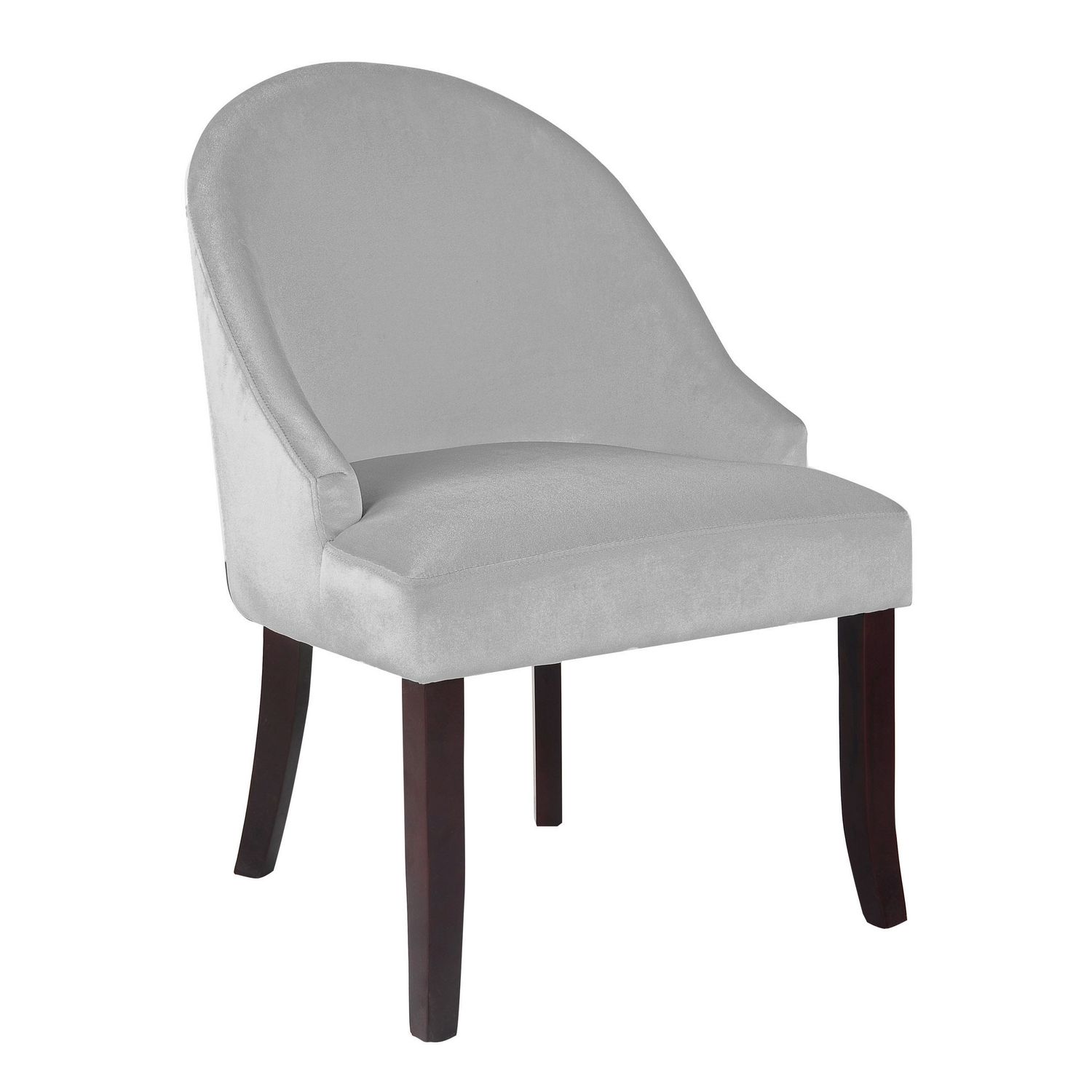 CorLiving Antonio White Velvet Accent Chair Walmart Canada