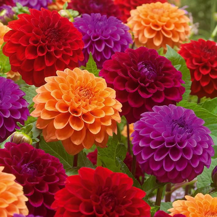 Flower Bulbs Dahlia Ball Assorted (5 Bulbs) Walmart Canada