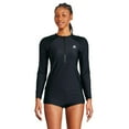 thumbnail image 1 of Reebok Long Sleeve Zip Up Rashguard, 1 of 6