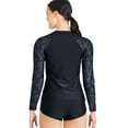 thumbnail image 3 of Reebok Long Sleeve Zip Up Rashguard, 3 of 6