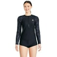 thumbnail image 1 of Reebok Long Sleeve Zip Up Rashguard, 1 of 6