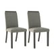 CorLiving Chaises pour salle à manger Bistro en gris, ensemble, ensemble de 2 – image 1 sur 6