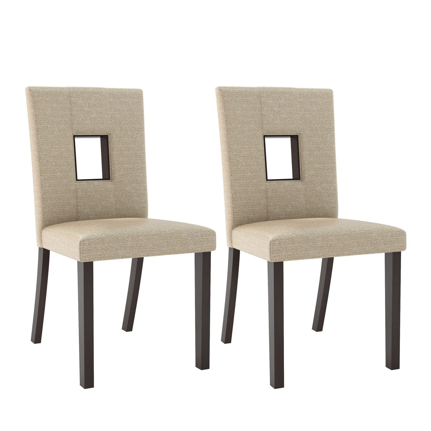 CorLiving Bistro Set of 2 Woven Cream Dining Chairs Walmart Canada