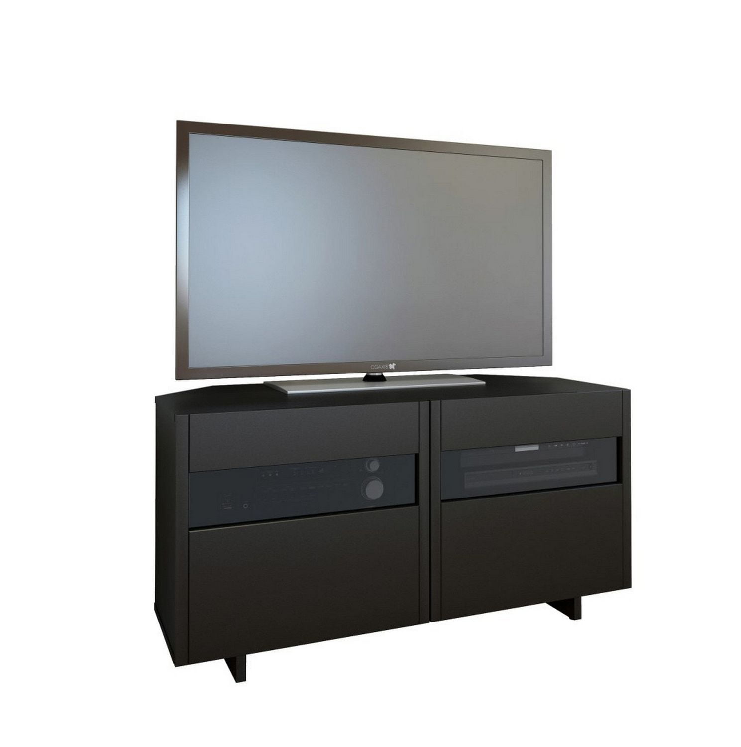 Nexera Vision 48 Inch Corner Black Tv Stand Canada Nexera Vision 48 Inch Corner Black Tv Stand Image 1 Of Zoomed