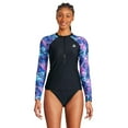 thumbnail image 1 of Reebok Long Sleeve Zip Up Rashguard, 1 of 6