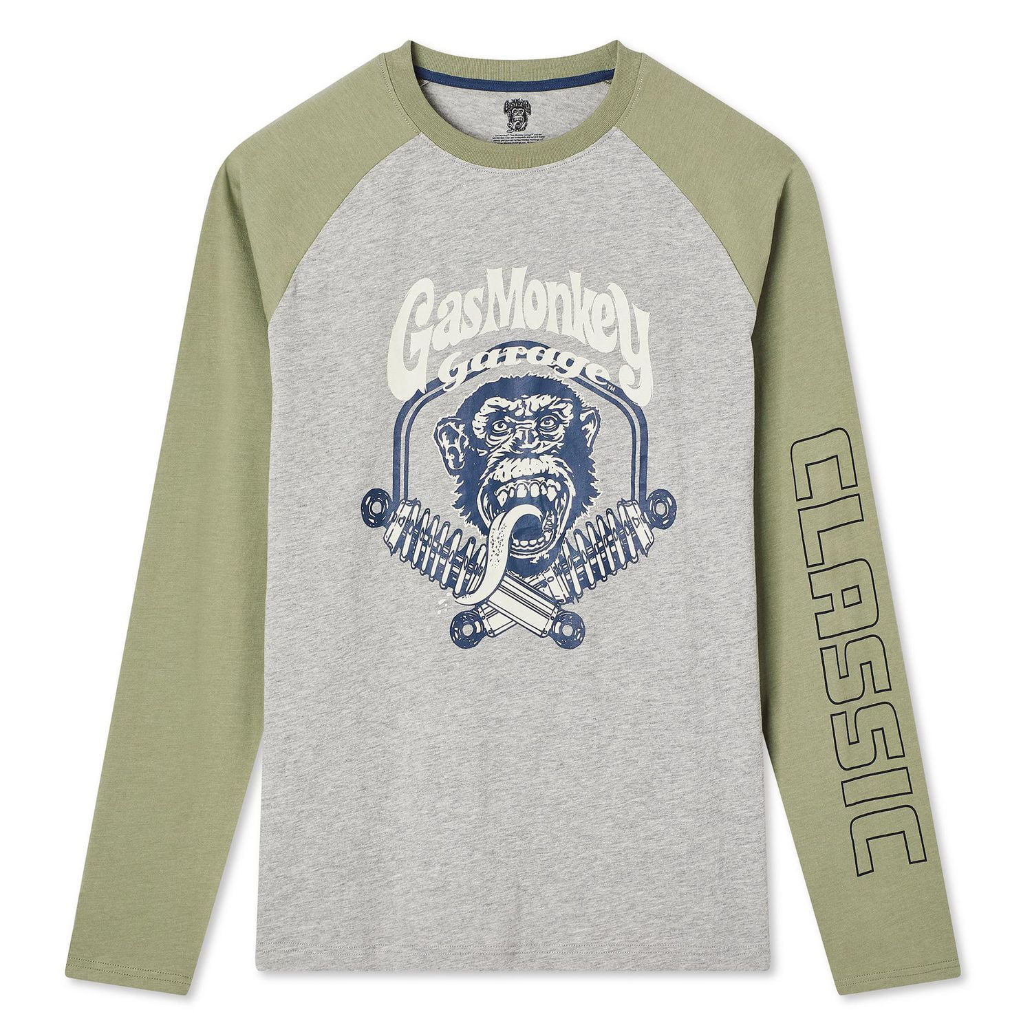 T-shirt raglan Gas Monkey pour hommes