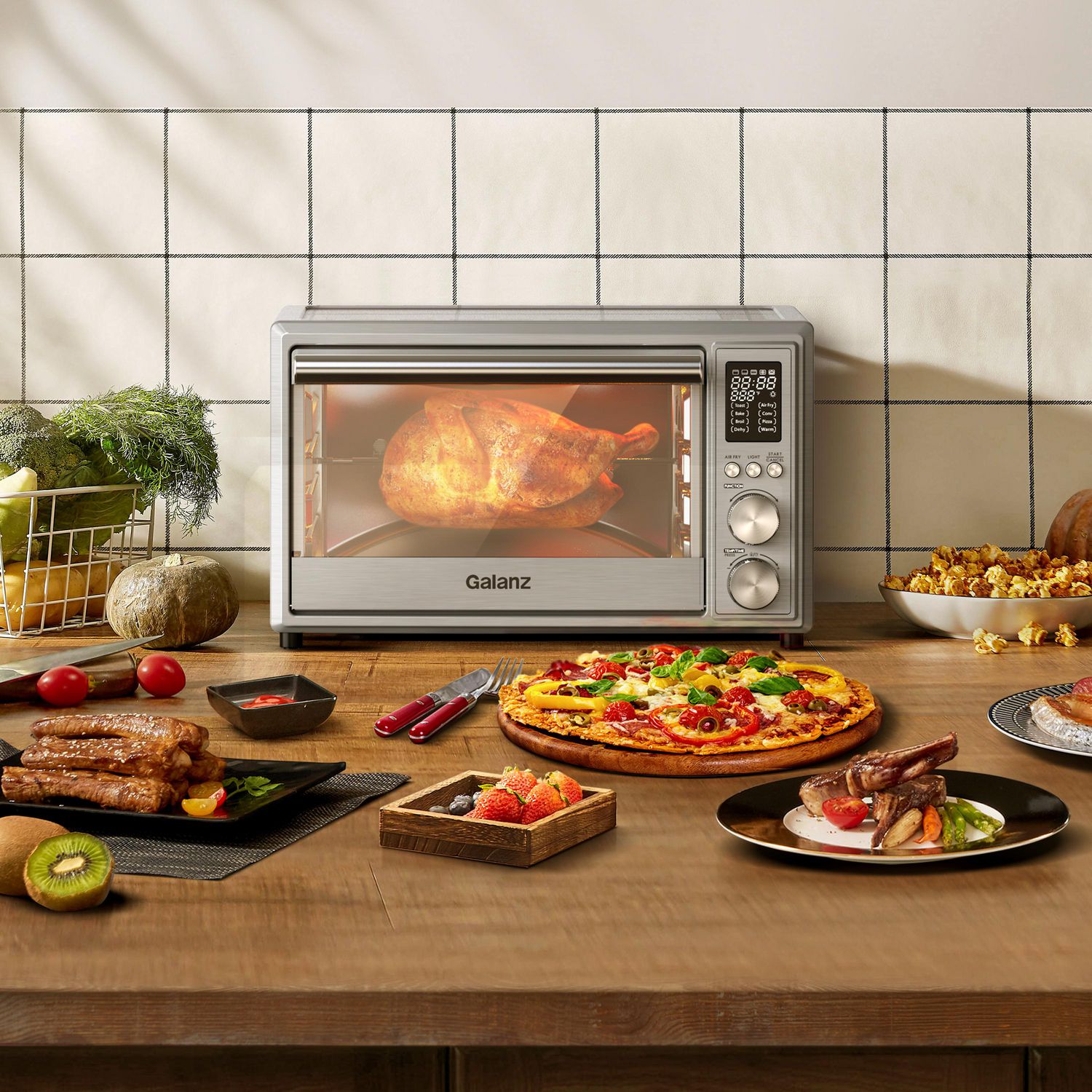 Galanz Slice Digital Toaster Oven with Air Fry