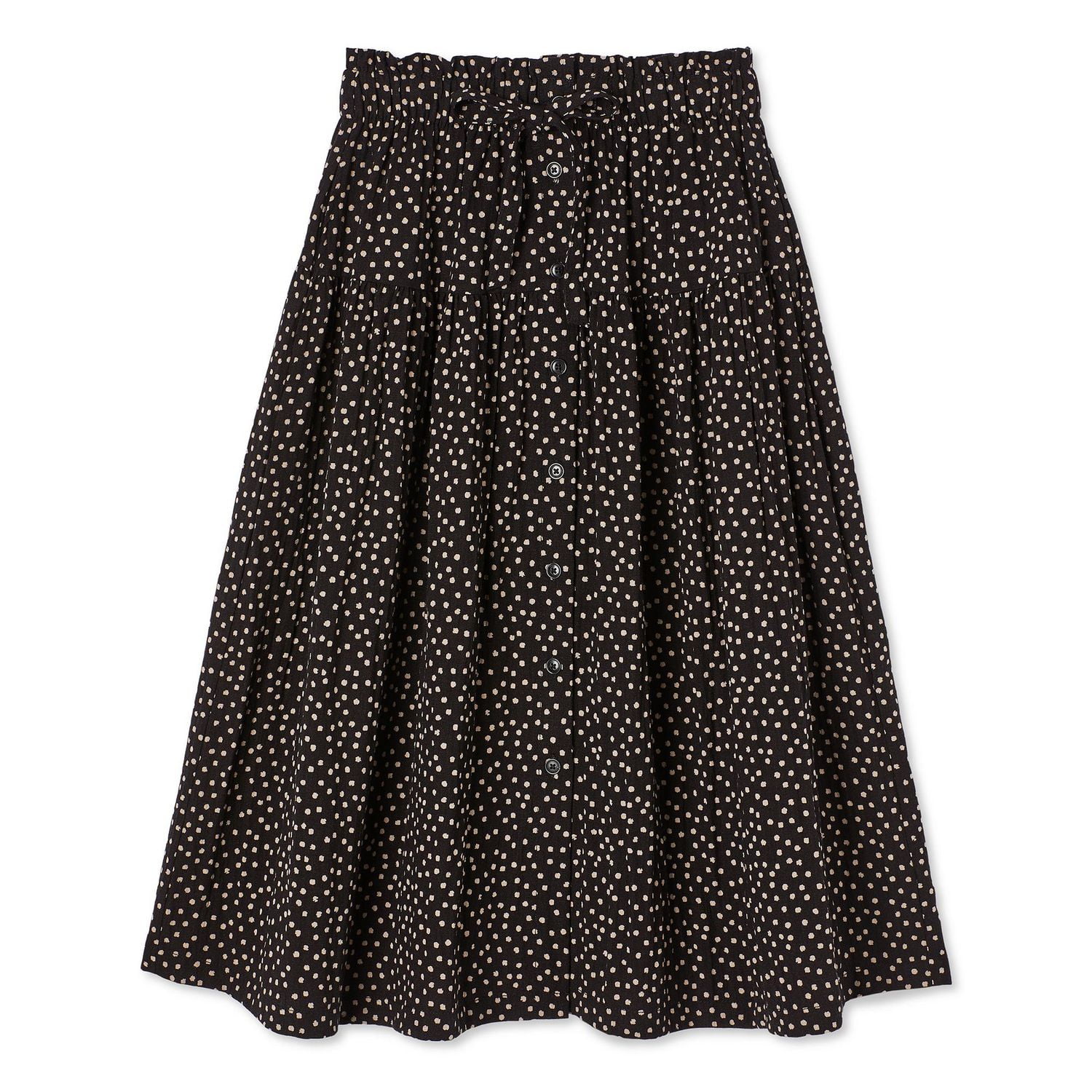 George Women's Button Front Midi Skirt