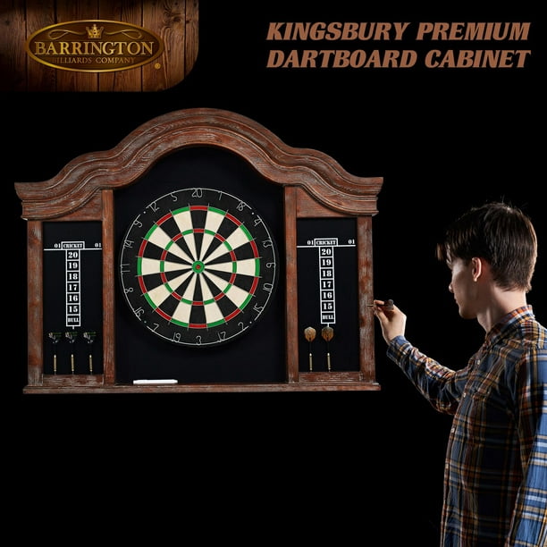 Barrington Kingsbury Premium Dartboard Cabinet Set