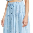 thumbnail image 2 of George Women's Button Front Midi Skirt, 2 of 6