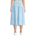 thumbnail image 3 of George Women's Button Front Midi Skirt, 3 of 6