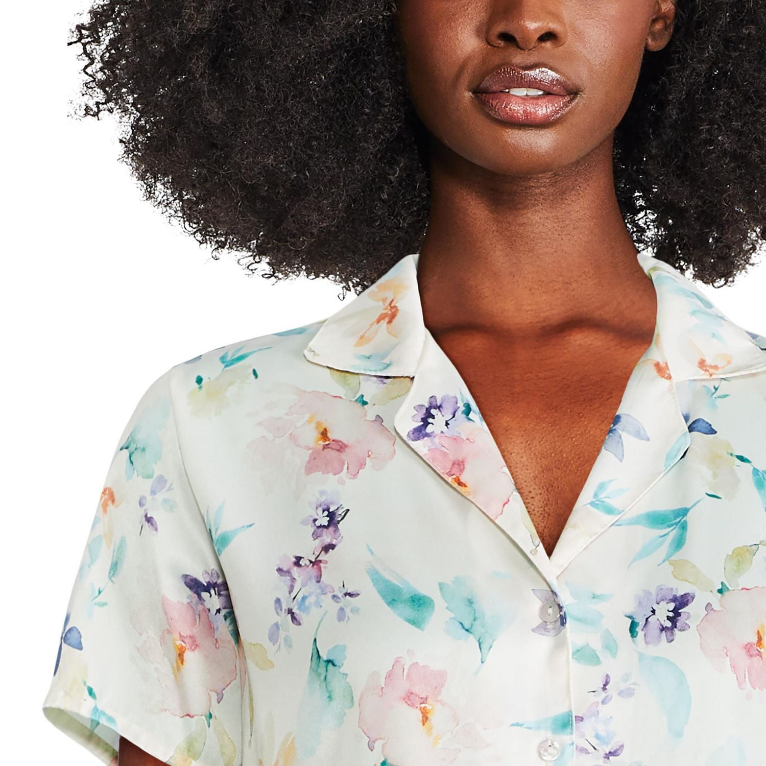 Pyjama 2 pièces en satin George pour femmes