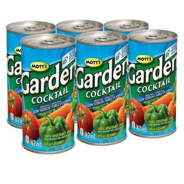 Garden Cocktail Faible en sodium en emballage de 6 (6 x 162 ml) GRDN CKTL FAIBLE SODIUM 6X162ML