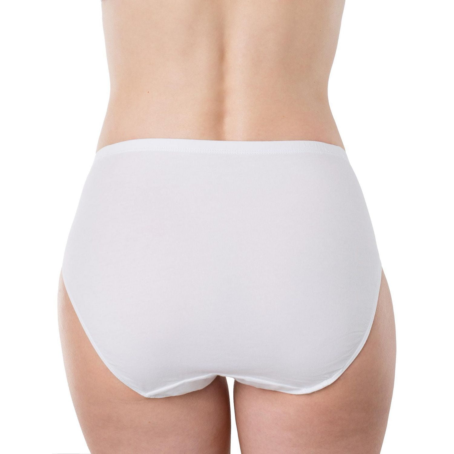 Culotte compléte de coupe haute en coton extensible Elita Essentials pour Femme