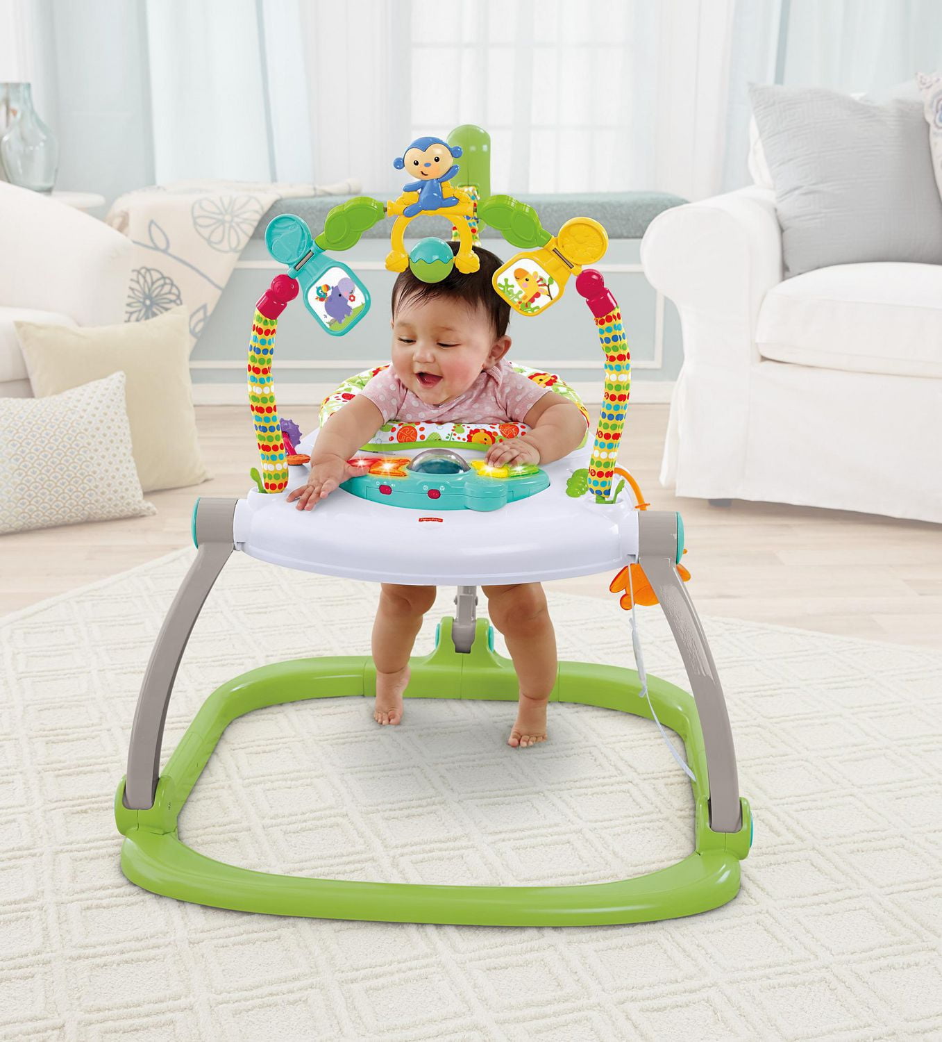 кресло fisher price тропический лес