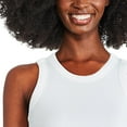 thumbnail image 4 of George Women's High Neckline Rib Tank, 4 of 6