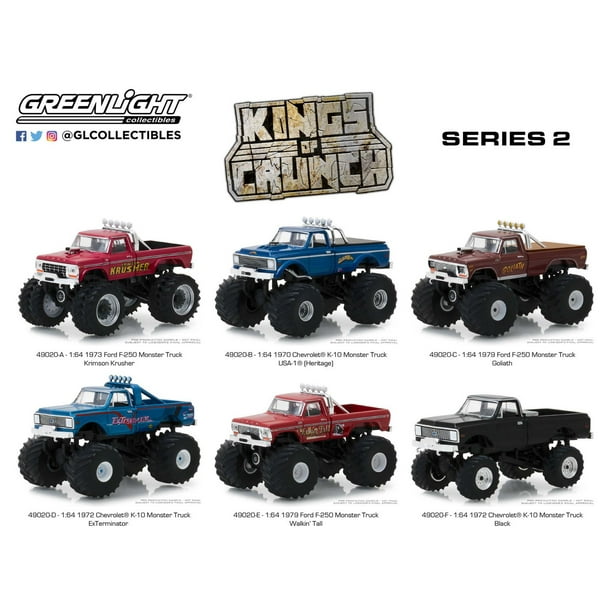 1:64 Kings of Crunch Monster Trucks Die-Cast Vehicles Series 2 - Walmart.ca